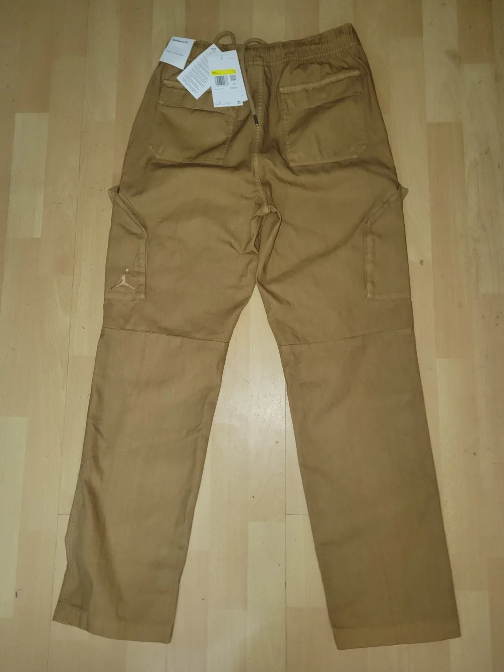 Jordan Men's Tan Cargo Pants with Utility Pockets